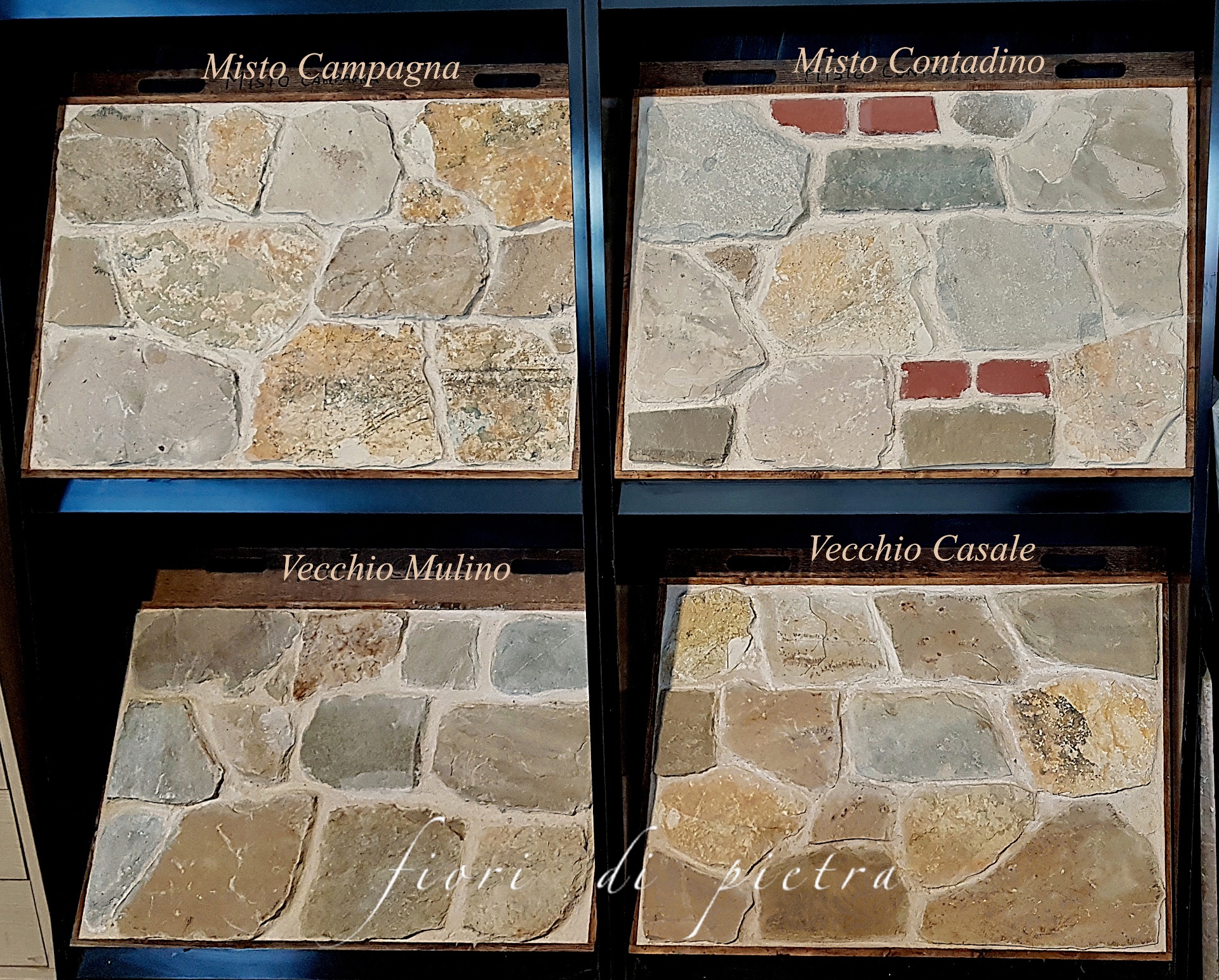 Realizzazione Rivestimenti in pietra Composizioni Miste - € 30,00-36,00/mq + iva